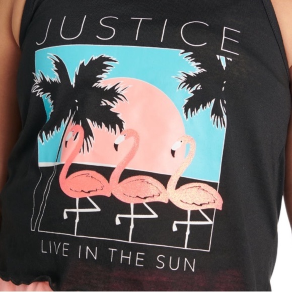 Justice Girls Tank Top Pajama Sleep, Size M - Picture 5 of 5